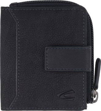 Camel Active Geldb&ouml;rse CAMEL ACTIVE Ocean, Herren, schwarz, Leder, clean, gepflegt, unifarben, Kleinlederwaren Geldb&ouml;rse, aus wasserweisendem Echtleder, vielen Ver