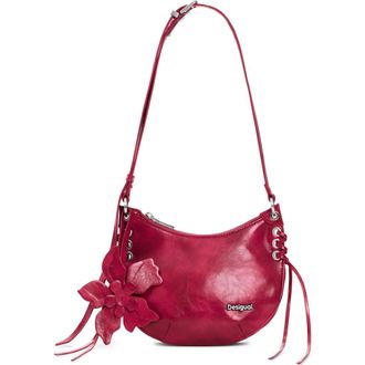 Desigual Faux Leather Shoulder Bag in Red at Nordstrom