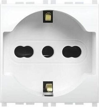 OEM 6 X Mivida Mv6050 Presa Schuko Bipasso 2p+t