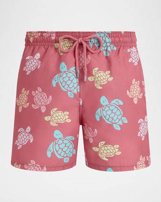 Vilebrequin Men & apos;s Multicolor Turtle Swim Trunks