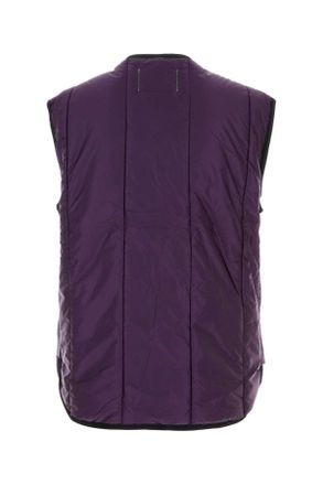 RefrigiWear Mens Purple Nylon Twingo Sleeveless Jacket Viola Giubbini