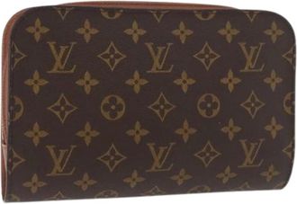 Louis Vuitton Pre-owned Wallets, female, Brown, Size: ONE SIZE Pre-owned Vintage Monogram Clutch
