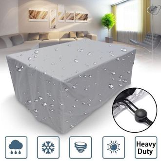 OEM Funda Para Muebles De Jard&iacute;n De 140x140x90cm, De Tela Oxford, Protectora Para Muebles, Impermeable, Para Mesa De Jard&iacute;n Con Cord&oacute;n Ajustable -crezuo