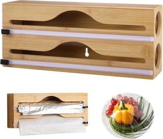 OEM Soporte Para Papel De Aluminio - Soporte Para Rollos - Dispensador De Cortador De Papel De Aluminio - Organizador De Cocina