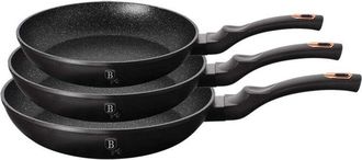 Berlinger Haus Juego De Sartenes De 3 Piezas 20/24/28 Cm Berlinger Haus Black Rose Bh-6158