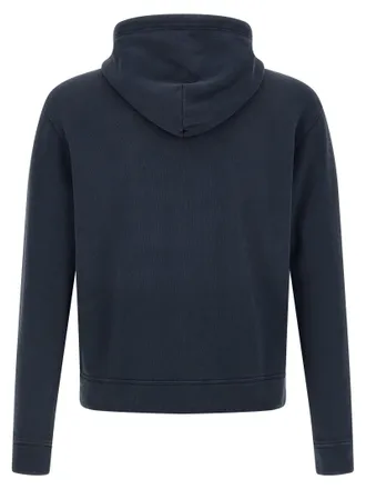 Polo Ralph Lauren Logo-Embroidered Loopback Cotton Hoodie - Navy