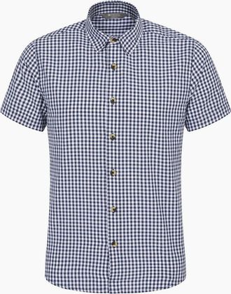 Mountain Warehouse Mens Mountain Warehouse Mens Weekender Shirt - Navy - Size: 46/Regular