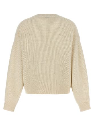 Brunello Cucinelli Womens White Cashmere Cardigan Clothing