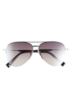 Vince Camuto 56mm Gradient Aviator Sunglasses in Silver at Nordstrom Rack