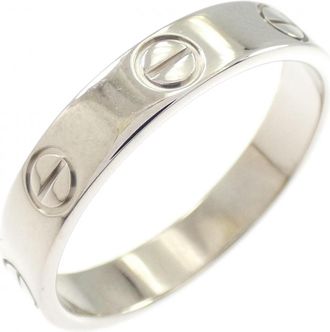 Cartier White Gold White Gold (18K) Band Ring (Pre-Owned)