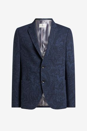 Etro Einreihiger Paisley-Jacquard Blazer Roma