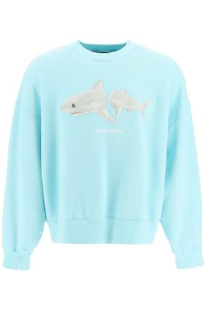 Palm Angels Shark Crewneck Sweatshirt