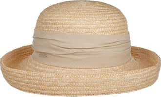 Seeberger Dilara Straw Hat Women&acute;s Cuffed (One Size - Oatmeal)