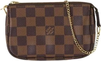 Louis Vuitton Pre-owned Mini Bags, female, Brown, Size: ONE SIZE Pre-owned Mini Pochette Accessoires