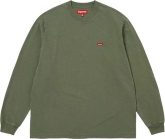 SUPREME SS26 Small Box L/S T-Shirt Dark Olive SUP-SS26-017-DRKOLV