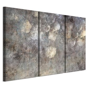 OEM Cuadro Sobre Lienzo Italiano De 90 X 60 Cm, Tr&iacute;ptico - Estilo Ecl&eacute;ctico - Flores Cuadro Sobre Lienzo Italiano De 120 X 80 Cm, Tr&iacute;ptico - Estilo Ecl&eacute;ct