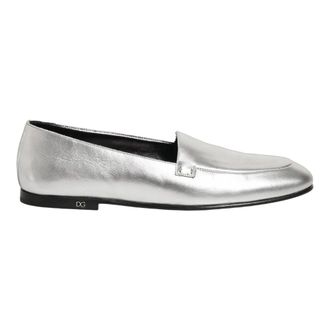 Dolce & Gabbana Loafers, male, Gray, Size: 10 US Loafers Casual Shoes