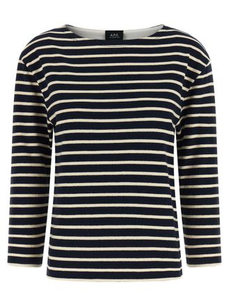 A.P.C. Blue Striped sweater
