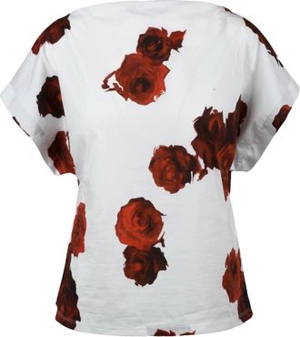 Liviana Conti Blusa - Dames - T-shirts - Wit - XS - Katoen - Tops