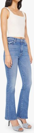 Mother High Waisted Weekender Skimp Jeans In Swing & A Miss