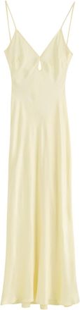 Bec&bridge Cedar City Satin Maxi Dress - Yellow - 14 (UK14 / L)