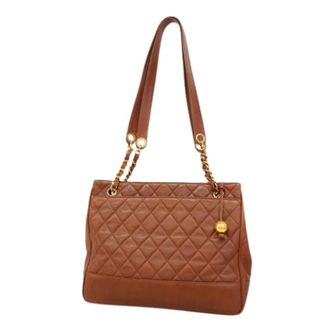 Chanel Pre-owned Tote Bags, female, Brown, Size: ONE SIZE Pre-owned Tote Bag
