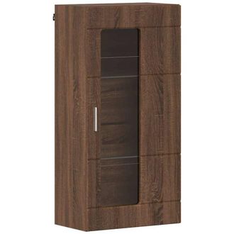 vidaXL Wall-mounted Cabinet Brown oak 55 x 29 x 100 cm Engineered wood vidaXL
