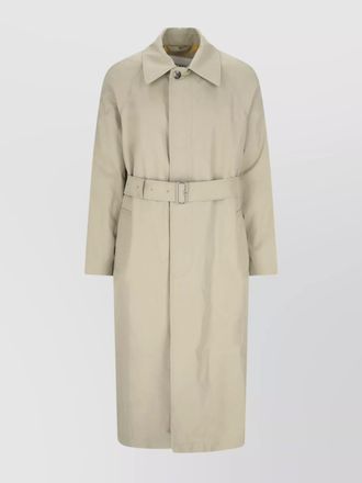 Burberry cotton belted trench coat
