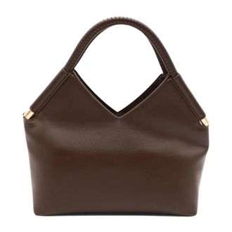 Twinset Fluwelen Tas - Dames - Tassen - Bruin - Maat: ONE Size