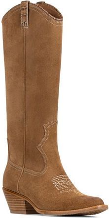 Donald J Pliner Tahlia Leather Western Boot in Saddle at Nordstrom, Size 11