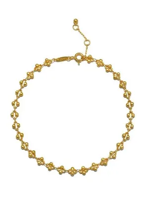 Satya Jewelry Illuminating Energy Gold Anklet at Nordstrom