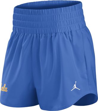 Nike Womens UCLA Primary Logo One Jordan Brand Dri-FIT College Shorts in Blue | 0JOW44UUCL-KBF