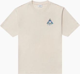 Parlez Clothing Mens Parlez Swish T-Shirt Beach - Cream - Size: 38