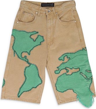 Who Decides War by Ev Bravado TAN PANGIA SHORTS