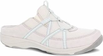 Dansko Womens Hayleigh Mule Suede Sneakers In Ecru