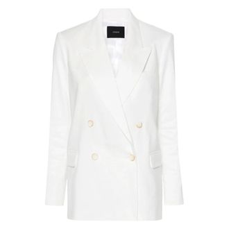 Joseph Jaden Linnen Blazer - Dames - Jassen - Wit - Maat: 2XS Linnen