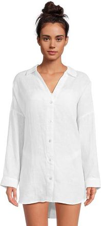 L*Space Rio Tunic Womens Clothing White : XS/SM, Cotton/Viscose