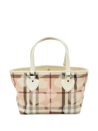 Burberry Borsa tote a quadri - Toni neutri