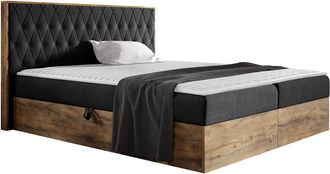 Mirjan24 Cama Continental Navis Ii, Twist 23, Doble, Continental, 160x200, Tapiz, Somieres, 168x208x103cm