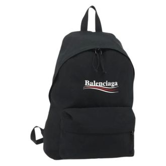 Balenciaga Pre-owned Backpacks, female, Black, Size: ONE SIZE Pre-owned Vintage Backpack