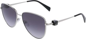 Liu Jo Stijlvolle zonnebril Lj 161S in zwart - Dames - Zonnebrillen - Grijs - 58 MM - Accessoires