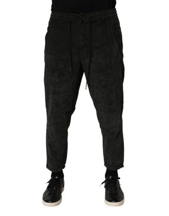 Dondup Mid Waist Cropped Corduroy Men Trouser Mens Pants