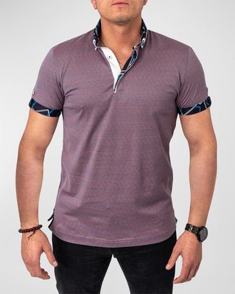 Maceoo Mens MozartLine Polo Shirt