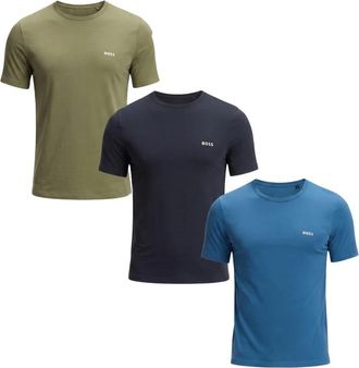 HUGO BOSS TShirt RN 3P Classic - Heren - T-shirts - Veelkleurig - L - Katoen - Tops