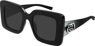 Gucci Sunglasses, female, Black, Size: 49 MM Butterfly Sunglasses