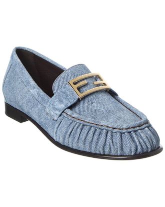 Fendi Fendi Baguette Denim Loafer