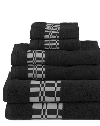 Superior Athens 6Pc Thick Absorbent Cotton Towel Set