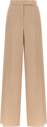 Max Mara Beige Virgin Wool Casual Womens Pants