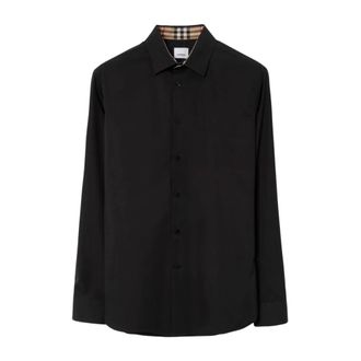 Burberry Hombre, Camisas, Negro, Talla: L