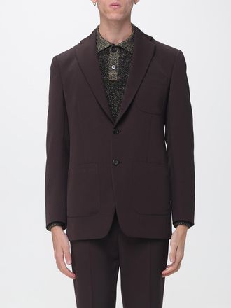 Marni Blazer monopetto in pura lana vergine con tasche a toppa